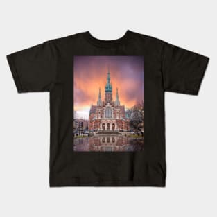 Church Joseph (Parish of St. Joseph) in Krakow, Poland Kids T-Shirt